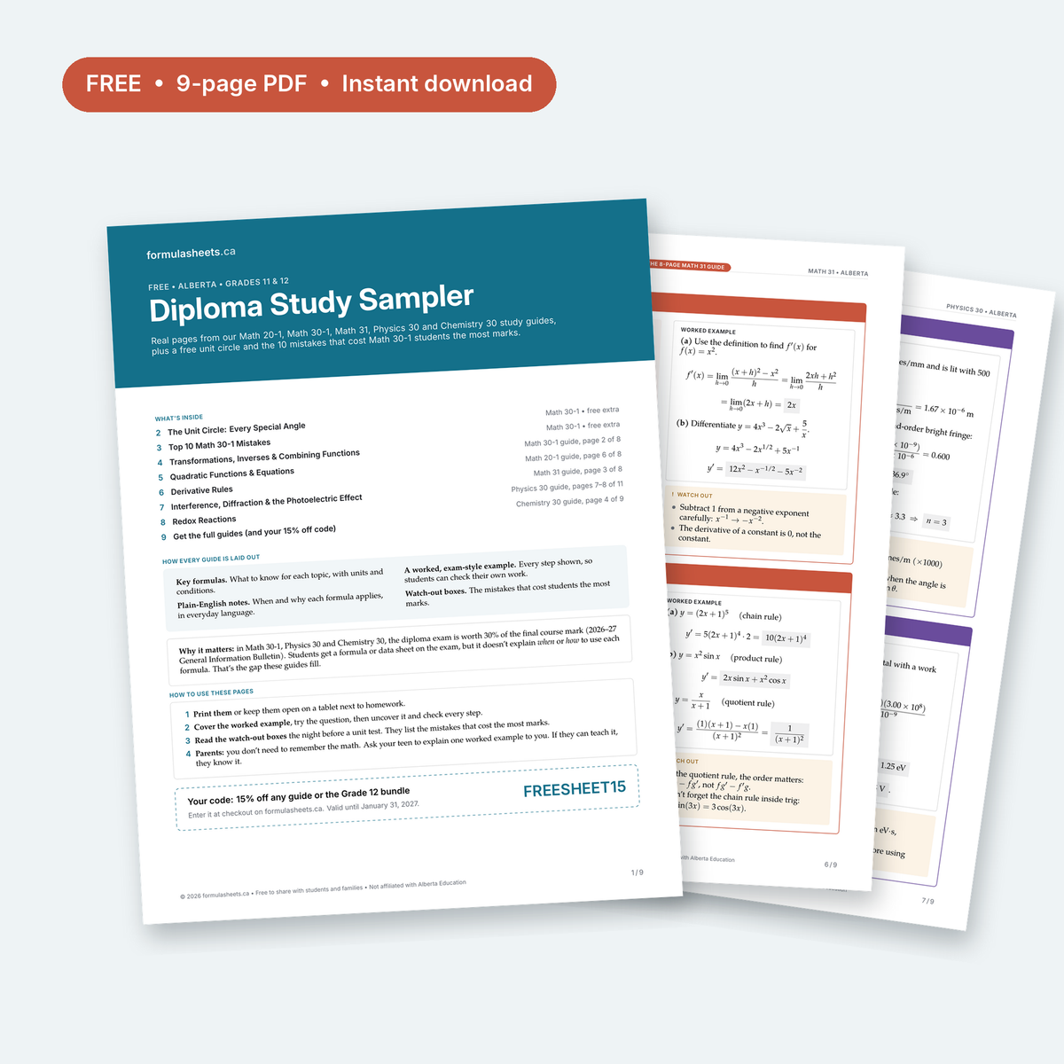 Free Diploma Study Sampler